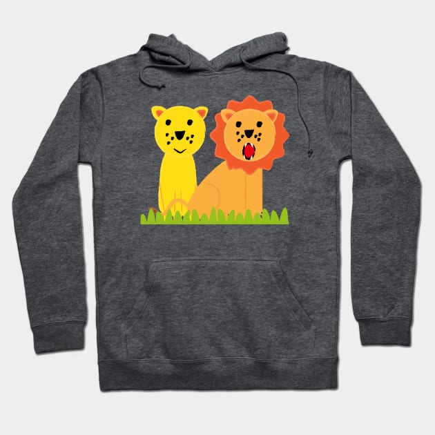 Wild cats Hoodie by grafart